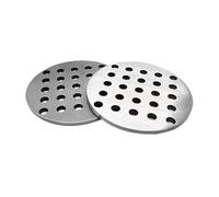 BPABDEITR 2 grilles de caniveau perforées en Acier Inoxydable 304, 90 mm, épaisseurs Multiples(Thickness 1MM)