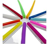 BPABDEITR Canal De Bande Néon, Diffuseur Pliable, 10 Couleurs, 1-10 M(Ice Blue,3.0 meters)