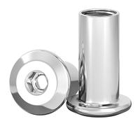 BPABDEITR Écrous de verrouillage hexagonaux en acier inoxydable M5 304, 20 pièces, for vis de 32 à 40mm, attaches de quincaillerie for meubles(35mm)