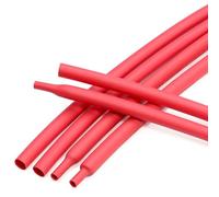 BPABDEITR Gaine Thermorétractable PE Rouge 22-80mm Rapport De Rétraction 2:1 1 Mètre(Diameter:22mm)