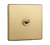 BPABDEITR Levier d'interrupteur d'éclairage à bascule, 2 voies, Type 86, 10A, 110-250V, rétro, 1 gang