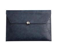 BPABDEITR Lot de 2 pochettes en similicuir multicolore for documents (240 x 347 mm)(Blu)