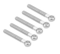 BPABDEITR Lot de 5 boulons à œil M6 en acier inoxydable - Boulons de levage à épaulement robustes for machines et équipements(M6x80mm)