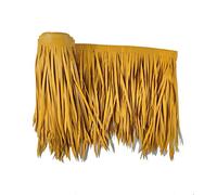 BPABDEITR Panneau de toit de chaume de palmier artificiel jaune, clôture de parasol de jardin de cabane de 0.5x1 à 20m(Yellow a,0.5x1m/1.64X3.28ft)