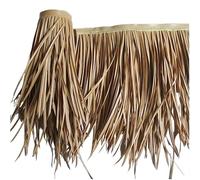 BPABDEITR Panneau de toit de chaume de palmier artificiel jaune, clôture de parasol de jardin de cabane de 0.5x1 à 20m(Yellow B,0.5x1m/1.64X3.28ft)