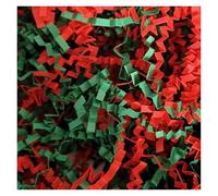 BPABDEITR Papier De Soie Déchiqueté Irisé, Remplissage Cadeau Froissé, Multicolore, 50-500g(Style C/Red Green,50g)