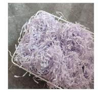 BPABDEITR Papier De Soie Déchiqueté Irisé, Remplissage Cadeau Froissé, Multicolore, 50-500g(Style E/Light Purple,100g)