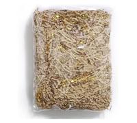 BPABDEITR Papier Déchiqueté Froissé Multicolore 100 G, Paquet De 2 À 6(Light Coffee Golden,100g*4pack)