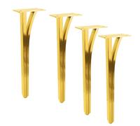 BPABDEITR Pieds en Épingle À Cheveux De Remplacement for Canapé, Noir Et Doré, 30 À 65 Cm, Lot De 4(Gold,60CM/23.6in)