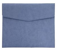 BPABDEITR Pochettes à documents multicolores en similicuir - 330 x 240 mm - Lot de 2 | Organiseur élégant for le bureau et les voyages(Blu)