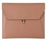 BPABDEITR Pochettes A4 en similicuir multicolore - Lot de 3 | 33 x 23,5 cm | Élégantes et organisées(Light Brown)