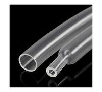 BPABDEITR Rapport De Rétrécissement Du Tube 3:1 De Gaine De Câble De Gaine Thermorétractable De PE De 5M Avec L'adhésif Multicolore(Clear)