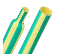 BPABDEITR Rapport De Rétrécissement Du Tube 3:1 De Gaine De Câble De Gaine Thermorétractable De PE De 5M Avec L'adhésif Multicolore(Yellow Green)