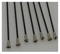 BPABDEITR Rayon de vélo, Rayons de vélo électrique 12G 2,5 mm avec écrous en Acier Carbone, Lot de 10, Plusieurs Longueurs(204MM)