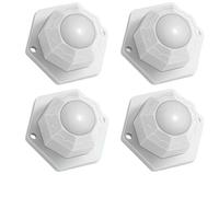 BPABDEITR Roulette De Poubelle Auto-adhésive À 360 Degrés Multicolore 4/12 Pièces(White Nylon,12pcs)