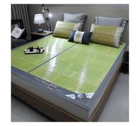 BPABDEITR Tapis de Couchage en Bambou Double Face Pliable et Respirant, en Bambou carbonisé, Plusieurs Tailles Disponibles(135 * 195cm)