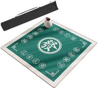 BPABDEITR Tapis De Table Mahjong Multicolore Plusieurs Tailles(Green,35.4x35.4inch/90x90cm)
