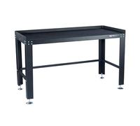 BPAC Etabli Atelier - Table Atelier avec Tapis Nitrile Anti-Glisse - Établi Réglable En Hauteur - L152 x P71 x H85 cm