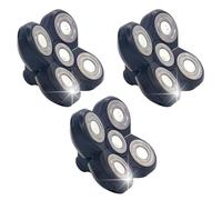 Bpbdzz Lot de 3 lames de rechange pour rasoir électrique Freebird - Recharges de rasoir électrique à 5 lames compatibles avec Freebird Flex Series pour homme chauve