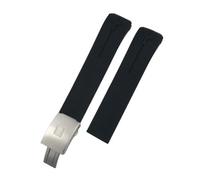 BPBZUTUMDZ Ajustement for Tissot ajustement for T-TOUCH T013 T048 T047 T033T04 21mm bracelet de montre en caoutchouc de Silicone souple bracelet de montre de Sport T091 T013420A(Black Silver)