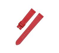 BPBZUTUMDZ Bracelet de montre adapté for Hermes H Hour HH1.210/201, 16mm, Bracelet de montre en cuir for femmes, couche supérieure en cuir(Red 2,20mm)
