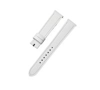 BPBZUTUMDZ Bracelet de montre adapté for Hermes H Hour HH1.210/201, 16mm, Bracelet de montre en cuir for femmes, couche supérieure en cuir(White,20mm)
