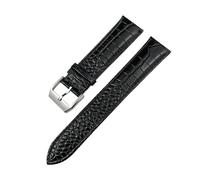 BPBZUTUMDZ Bracelet de montre en cuir 19 mm 20 mm 21 mm 22 mm for Omega Fit for Tissot Fit for Longines Fit for Tudor Fit for CITIZEN Pattern Bracelet de montre marron noir(Black Style 1,19MM_ROSE BUC