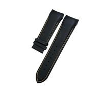 BPBZUTUMDZ Bracelet de montre en cuir, 22mm 23mm 24mm, adapté for Tissot 1853 Couturier T035 T035627 T035410, noir et marron, outils de bracelet de montre(Black Orange,24mm)