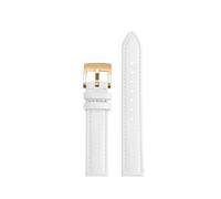 BPBZUTUMDZ Bracelet de montre en cuir de vache adapté for SWAROVSKI 5095938/5243722, accessoires de montre, Bracelet de mode for femmes, 14mm 16mm, noir/rose(White rk,14mm)