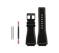 BPBZUTUMDZ Bracelet de montre Lea/ther en caoutchouc de Silicone, 24mm, Joint convexe, vert Olive, noir, marron, for hommes, adapté for Bell Ross BR0393 BR0392(Blue Pink)