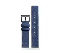 BPBZUTUMDZ Bracelets de montre en toile de Nylon de qualité bracelets de poignet for dégagement rapide militaires respirants 18mm 19mm 20mm 22mm(Blue 2,19mm)