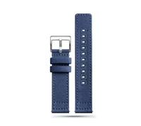 BPBZUTUMDZ Bracelets de montre en toile de Nylon de qualité bracelets de poignet for dégagement rapide militaires respirants 18mm 19mm 20mm 22mm(Blue 1,20mm)