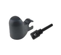 BPBZUTUMDZ Couvercle de Bras d'essuie-Glace arrière, buse 61627199566 adaptée for BMW E81 2004-2012 E87 2004-2012 E87 Lci 2004-2012(1X Cap 1X Nozzle)