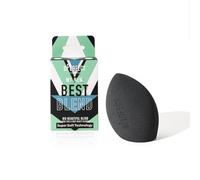 BPerfect My New Best Blend - Éponge de maquillage Big Beautiful Blend - Mélangeur de beauté noir super doux pour application de crème, liquide, poudre et sérum - Sans latex, sans cruauté envers les