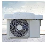 BPILOT Couvercle du Climatiseur for Les Unités Extérieures- Durable Imperméable Couverture PVC AC, Anti-UV Fenêtre Couvercle De L'unité AC avec Fil d'acier À Vent for Mini Pompe À Chaleur Divisée (Co