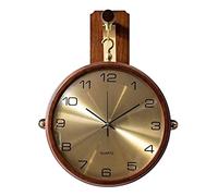 BPILOT Pendules Murales 360 ° Rotation Double Face Horloge Murale Double Face Rétro Horloge Antique Horloge Murale Maison Salon Décoration Décoration d'intérieur