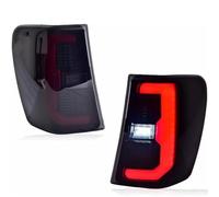 Bpjikxf Feux Circulationeu Recul Pour Jeep Pour Grand Pour Cherokee MK2 WJ 1999-2004 Feu Arrière Frein Antibrouillard Clignotant Paire Feux LED(Pair of Smoke)