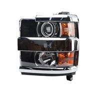 Bpjikxf Phare antibrouillard Pour Chevrolet Pour Silverado 2500 3500 HD 2015 2016 2017 2018 2019 Phare Halogène Côté Gauche Ou Droit Chromé(1pcs left side)