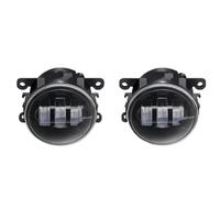 Bpjikxf Phare antibrouillard Pour Tout-terrain 4X4 Pour Lada Viar Pour Dora 4 Pouces Angel Eyes LED 12 V 24 Voiture Avant Feu Brouillard Auto Lampe DRL Conduite(2pcs-white)