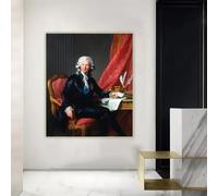 BPJSTU Élisabeth Vigée Le Brun Charles Alexandre de Calonne Impressions sur toile Peinture Photo Décoration murale Décoration de la maison (35 x 45 cm/sans cadre)