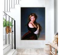 BPJSTU Élisabeth Vigée Le Brun Portrait de Hyacinthe Gabrielle Roland Impressions sur toile Peinture Esthétique Photo Toile de fond Décor (50x65cm/Non encadré)