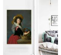 BPJSTU Élisabeth Vigée Le Brun Portrait of Marie Gabrielle de Gramont, Duchesse de Caderousse Canvas Prints Painting Decoration(40x50cm /Frameless)