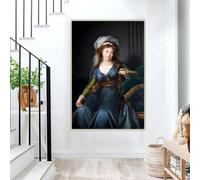 BPJSTU Élisabeth Vigée Le Brun « Skawronska » Esthétique Toile Peinture Image Impression Affiche Décoration Murale Décoration Intérieure Maison (70x110cm/Sans Cadre)