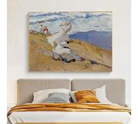 BPJSTU Joaquín Sorolla, œuvres, affiches et impressions, nageurs, art mural, image HD, peinture sur toile, décoration de salon, 60 x 80 cm, sans cadre