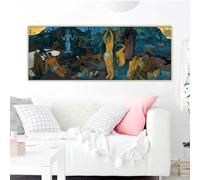 BPJSTU Paul Gauguin « D'où venons-nous ? Que sommes-nous ? Où allons-nous ? » 1897, impression sur toile, peinture décorative (30 x 90 cm, sans cadre)
