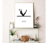 BPJSTU PILATES Affiches et impressions Pilates Pilates Studio Décor Moderne Minimalisme Inspiration Mur Art Toile Peinture Photos15.7 x 23.6"(40x60cm) Sans cadre