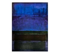 BPJSTU Tableau abstrait de Mark Rothko sur toile, reproduction d'art, affiche murale, décoration moderne pour salon ou maison (80 x 120 cm, sans cadre)