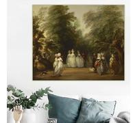 BPJSTU Thomas Gainsborough, « Le Mall de Saint James's Park », impression sur toile, peinture, affiche, décoration murale, décoration d'intérieur (50 x 65 cm, sans cadre)