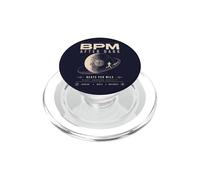 BPM After Dark Beats per Mile Night Running Music PopSockets PopGrip pour MagSafe