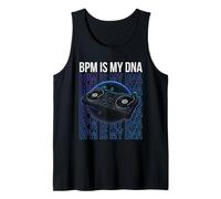 BPM is My DNA DJ Music Mix Design pour Club et Rave Débardeur
